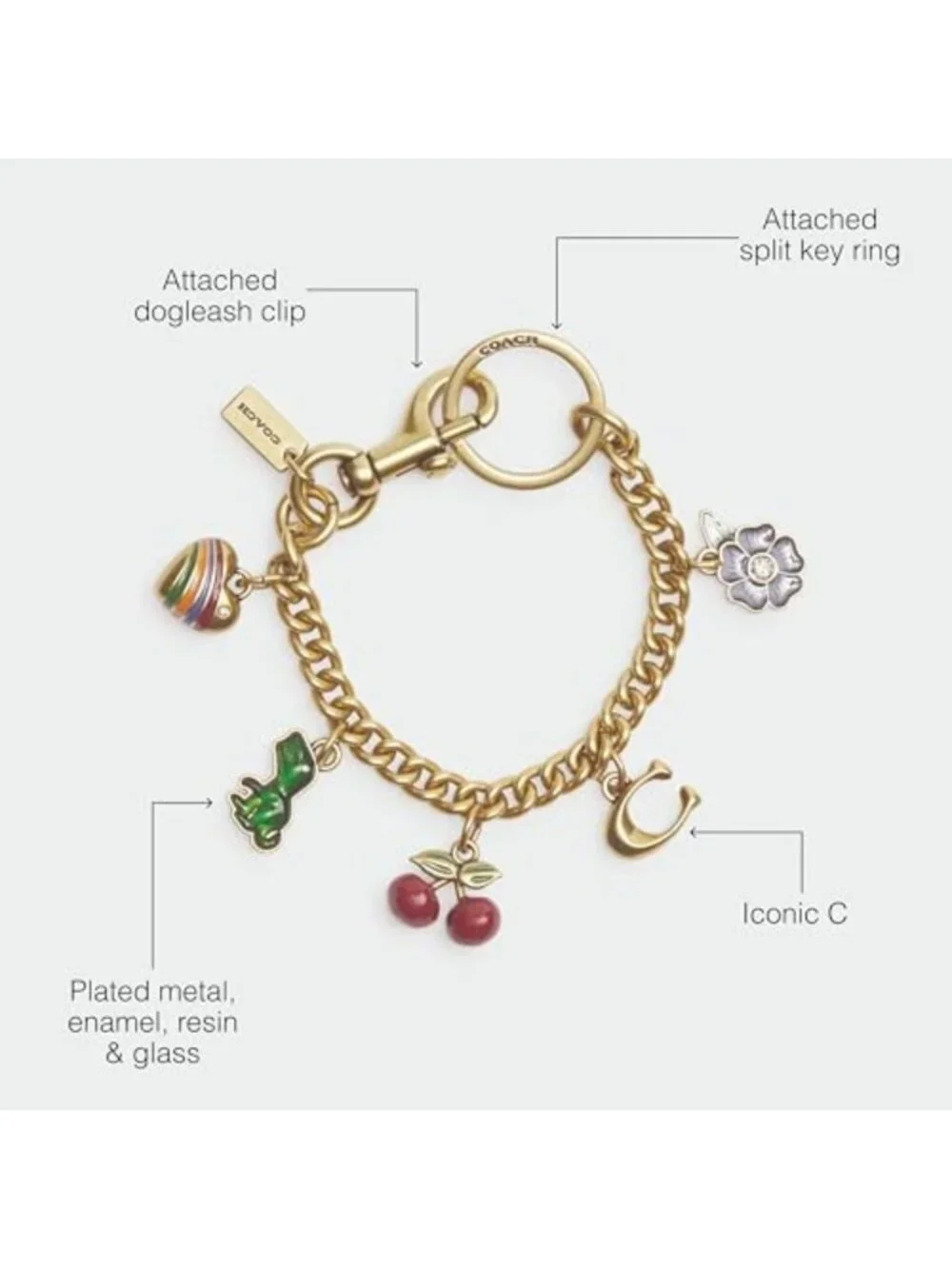 Chic Bag Charm Accessory | Stylish Keychain for Handbags & Backpacks